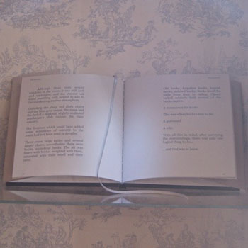 a trilogy of book works, 2009